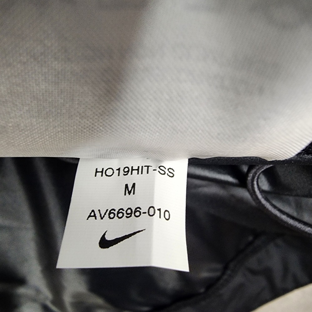Nike Dri-FIT Cage Jacket Womens Medium Black Short Sleeve Golf Pullover Top - Picture 8 of 11
